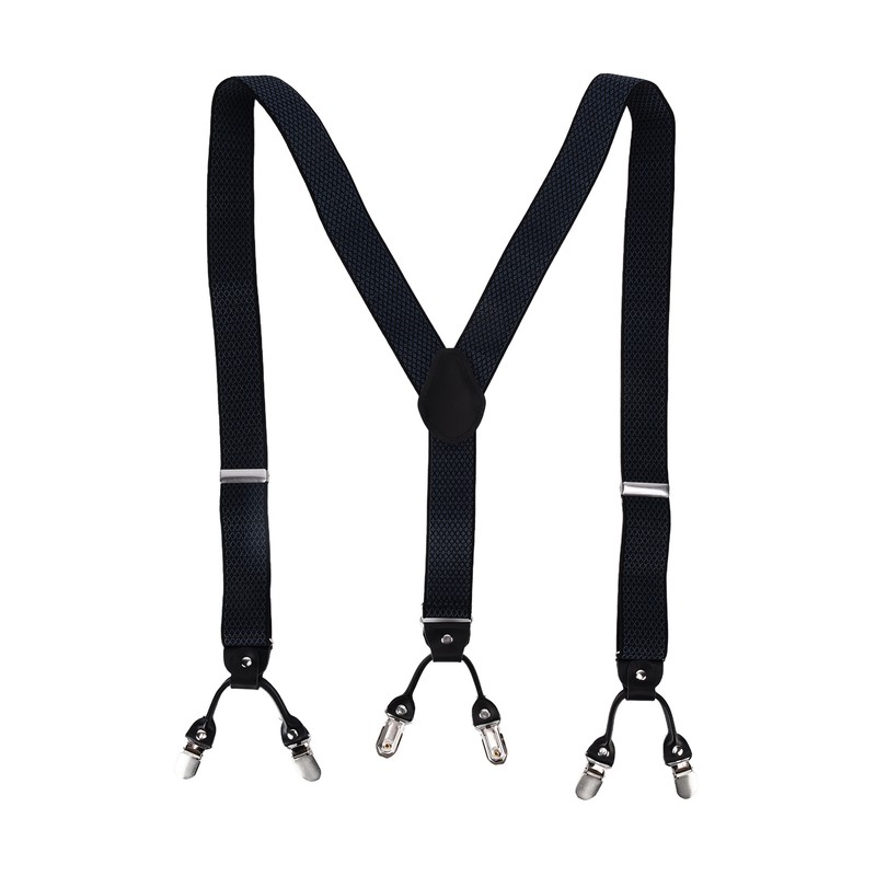 Mens Suspenders Strong Fixability Adjustable Beautiful Practical Fashionable Metal Clip