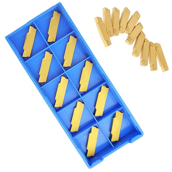 10pcs Carbide Cut-off Tool Set MGMN200-G MGEHR/MGIVR Carbide Insert Turning
