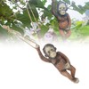 Monkey Hanging Statue, Hanging Monkey Garden Statue for Outdoors, Simulation