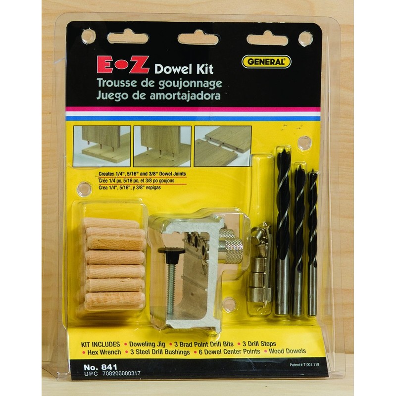 General Tools 841 E-Z Pro Doweling Jig Kit