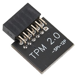 VBESTLIFE TPM2.0 Encryption Security Module for GIGABYTE Mainboard, SPI 12Pin, WIN 11 2.0, Independent Encryption Processor