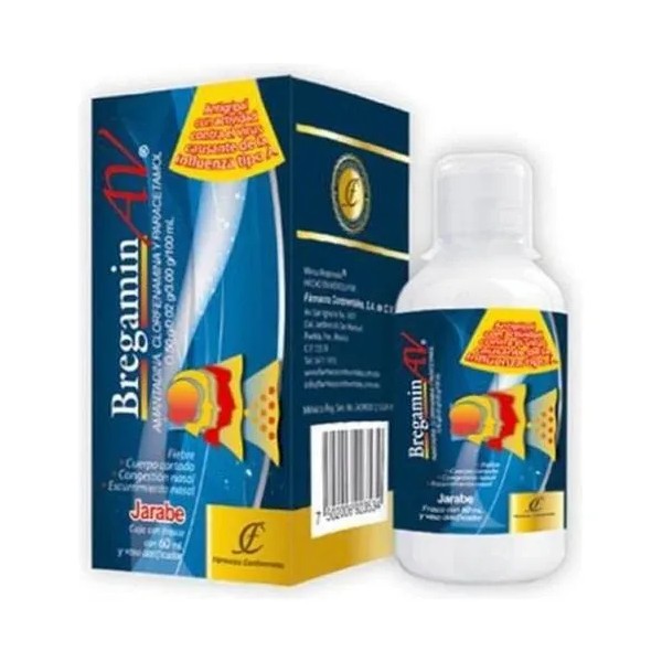 Bregamin Av Jarabe, 1 Frasco 60 Ml + Vaso Dosificador
