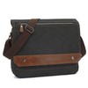 13-inch Retro Canvas Crossbody Bag - Small messenger bag for