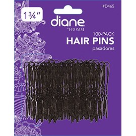 Diane - Horquillas para el pelo, 1 34 pulgadas, color negro, 100tarjeta.