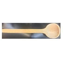 Huge Made in Mexico Mexican Deep Wooden Wood Stirring Deep Spoon Cuchara Menear Revolver Onda De Pozolera Mole Birria Caldo Sopas Stews 36" Gigante