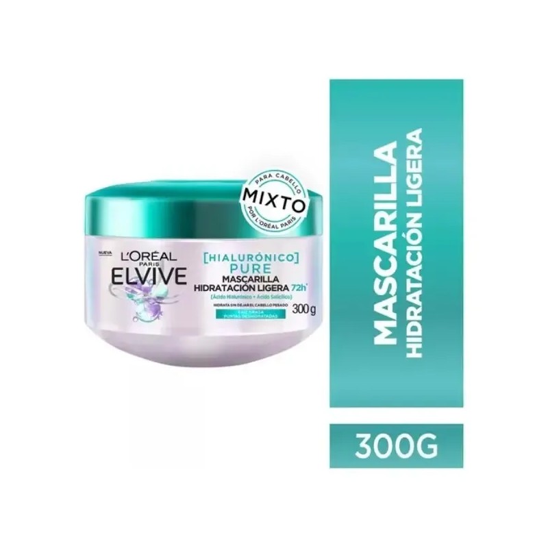 Crema Tratamiento Elvive Hialurónico Pure x300g