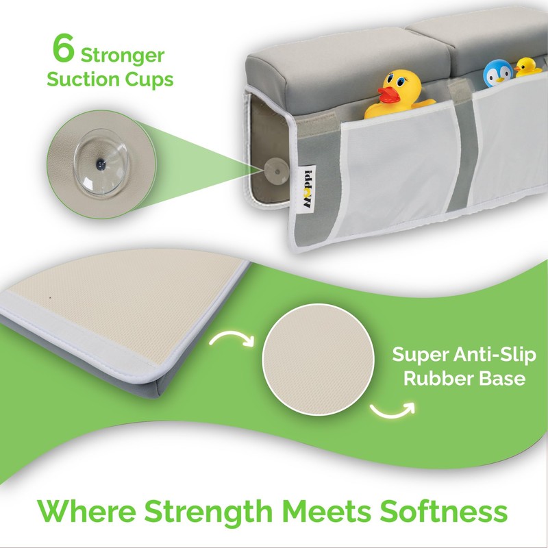 Wobbi Baby Bath Kneeler and Elbow Rest Pad Set -