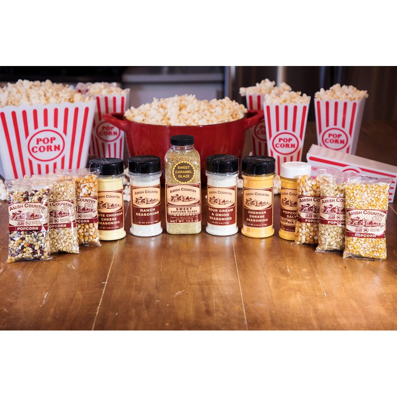 Amish Country Popcorn | 6-4 oz Bags | Variety Popcorn