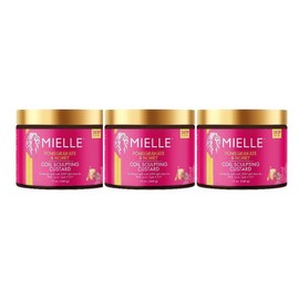 Mielle Mielle Pomegranate Honey Sculpting Custard Styling Cream 340g 3 packs / Mielle 미엘 포메그란트 허니 스컬핑 커스터드 스타일링 크림 340g 3팩