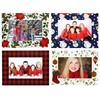 Iconikal Christmas Photo Frame Greeting Cards with Envelopes, 16-Count