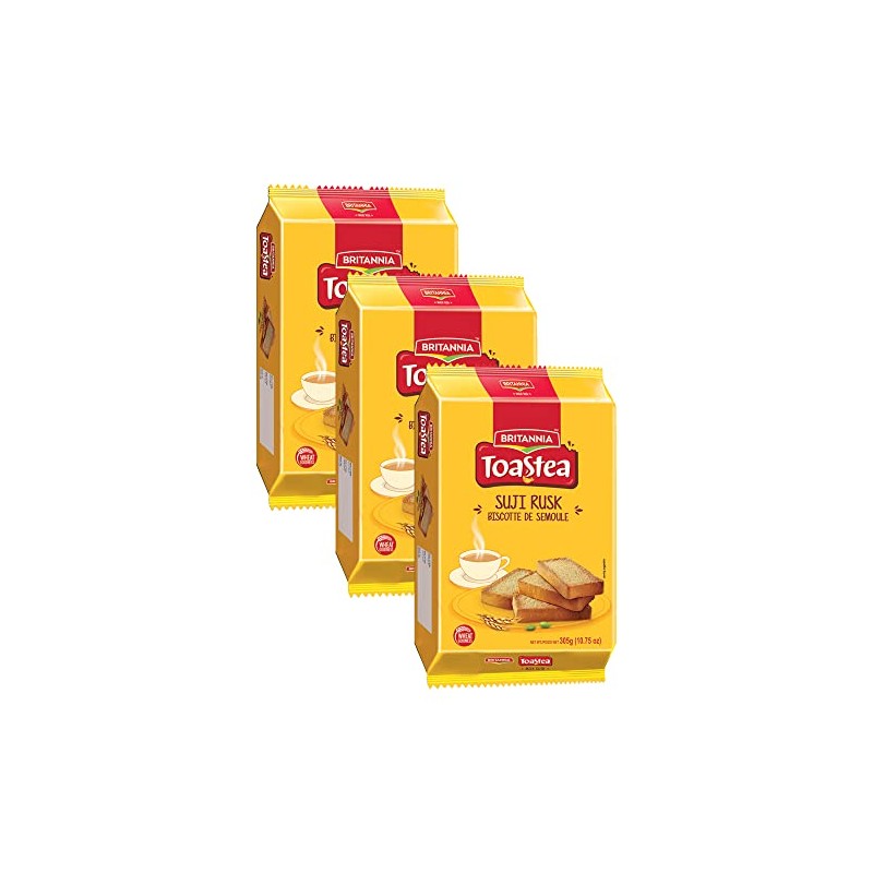 Britannia Toastea Suji Rusk 10.75oz (305g) - Biscotte De Semoule
