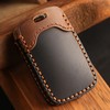 HIBEYO Car Key Case Fits Land Rover LR2 LR4 Discovery