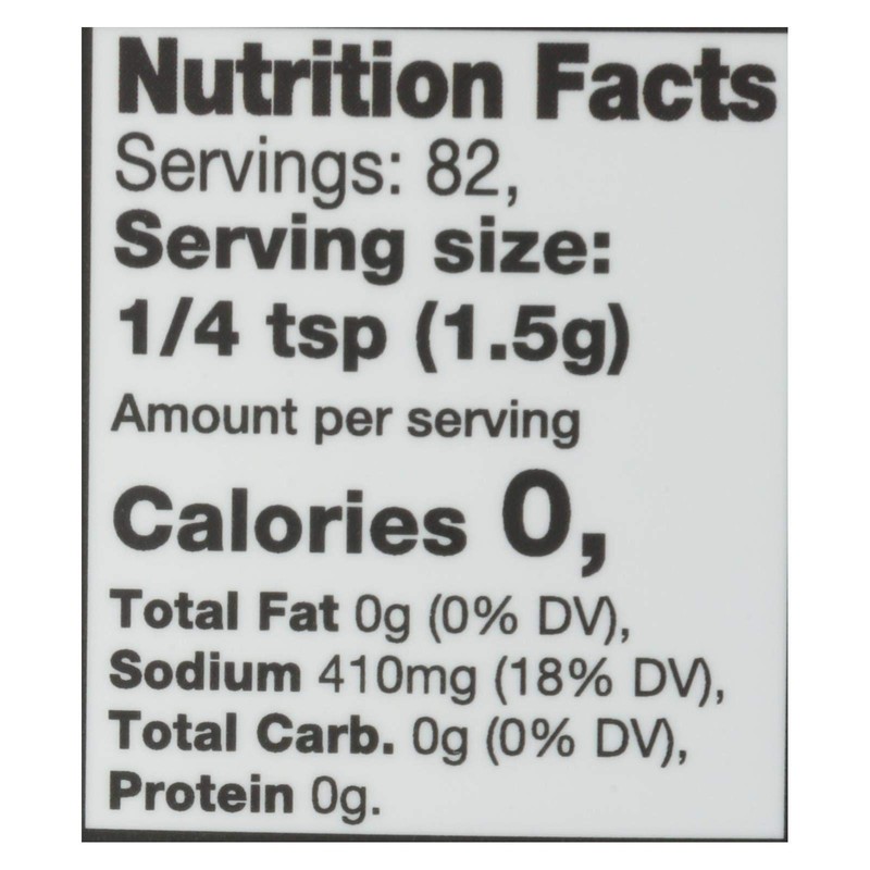 Watkins Organic Garlic Salt Grinder, 4.3 Ounce