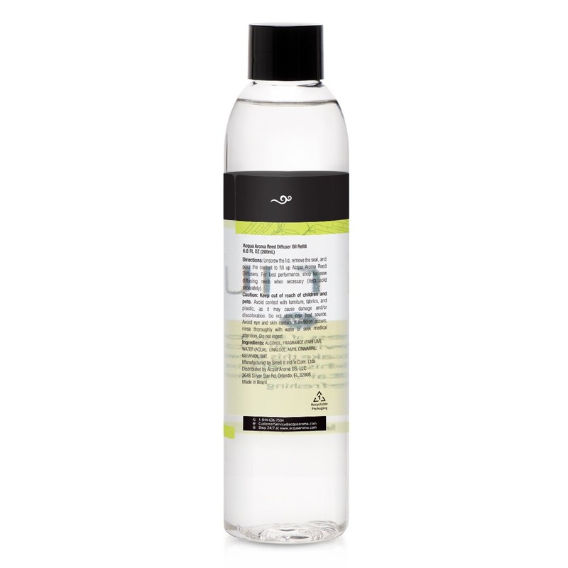 Acqua Aroma Bamboo Reed Diffuser Oil Refill 6.8 FL OZ
