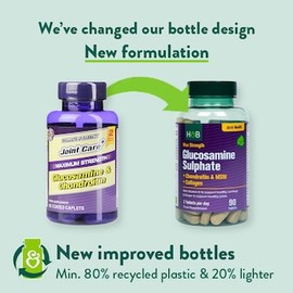 Holland & Barrett Max Strength Glucosamine & Chondroitin 90 Tablets