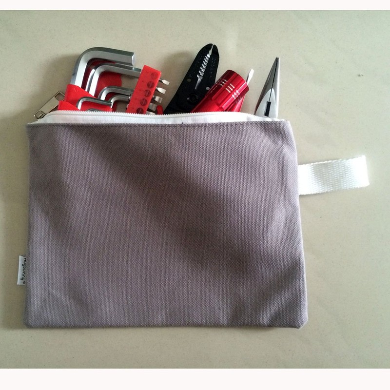 Augbunny 100% Cotton 16oz Heavy Duty Multi-purpose Canvas Zipper Tool