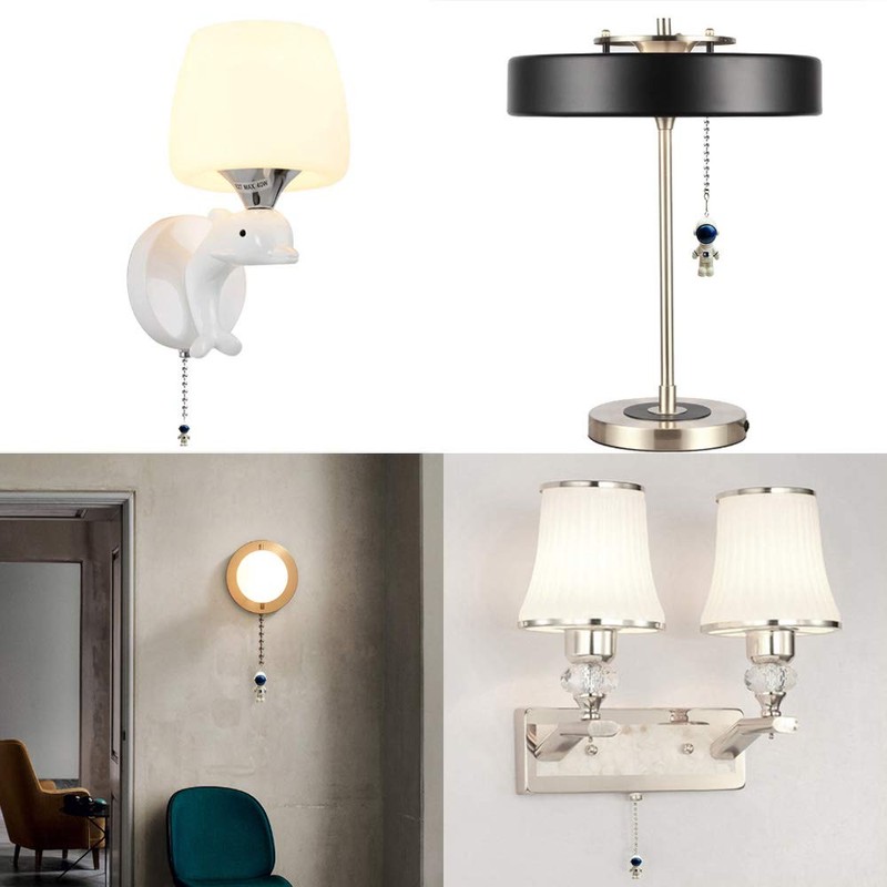 Hyamass Ceiling Fan Pull Chain Extender - 12" Decorative Ball