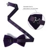 HOULIFE Bow Tie Set for Men – Adjustable Velvet Pre-tied