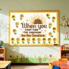 AnyDesign 50 Pcs Sunflower DIY Cutouts Floral Cut-Outs Yellow Flower