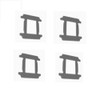 Lot de 4 chiffons de nettoyage pour robotnettoyeurde vitres Yw703