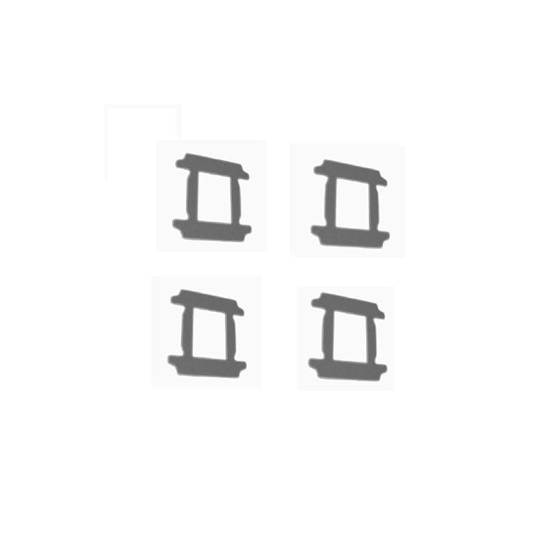 Lot de 4 chiffons de nettoyage pour robotnettoyeurde vitres Yw703