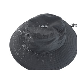 Magracy Toddler Kids Adventure Sun Hat Waterpoof UPF 50+ Protection Bucket Hat for Boy Girl Adjustable Dark Grey M