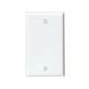axGear Blank No Device Plate Outlet Cover Single Gang Standard