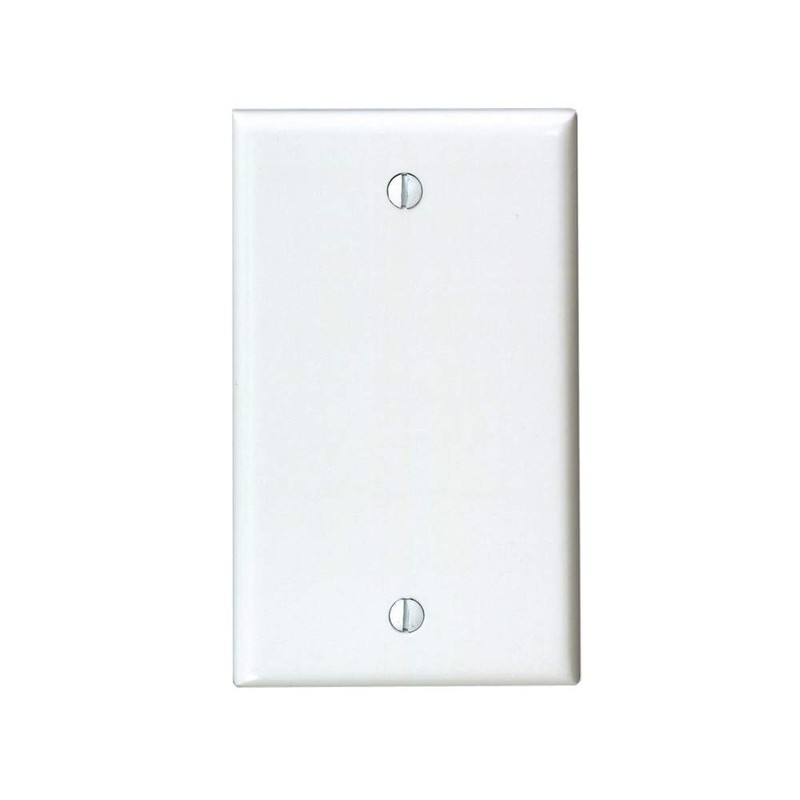 axGear Blank No Device Plate Outlet Cover Single Gang Standard
