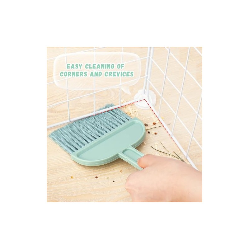 Cage Cleaner for Guinea Pigs Mini Dustpan and Brush Set
