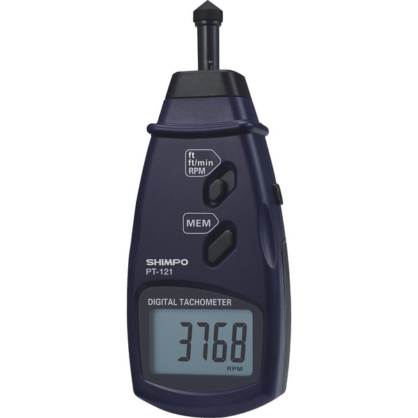 Shimpo PT-122 Contact Tachometer with Metric Measuring Units