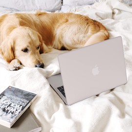 Seorsok Compatible with MacBook Air 15 inch Case 2023 2024 Release M3 A3114 M2 A2941 Liquid Retina Display Touch ID,Ultra Thin Laptop Plastic Hard Shell Case&Keyboard Cover,Rock Grey