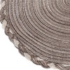 SHACOS Round Placemats Set of 6 Braided Glitter Round Table