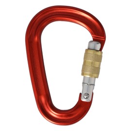 Hms Pico Stubai Sports Easylock with Screw Gate Anodized - White, Size 21