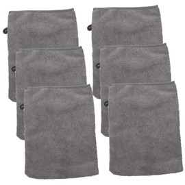 HONMEET 6pcs Set Facial Cleaning Gloves Makeup Remover Face Scrubber Gentle Cleaning Mitts for Daily Use