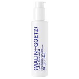 Malin + Goetz Mascarilla Facial Detox - Limpiador Facial Hidratante Multiusos y Desmaquillante - Mascarilla Facial Calmante - 118 ml