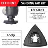 PMIQSA Multitool Accessories 80 mm, Delta Sander Professional Multitool Sanding