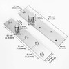 6 Inch Pivot Hinge for Hidden Bookcase Door, 50-60 kg