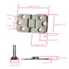 Marine 316 Stainless Steel Boat Hinge Self-Supporting Folding Table Hinges