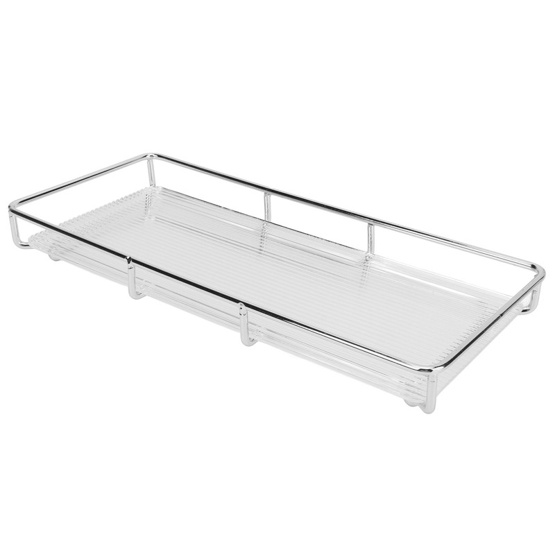 Bathroom Countertop Tray Stainless Steel Acrylic Modern Minimalist Design Space