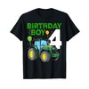 Tractors 4 Years Old 4th Birthday Boy Farm Boy Tractor