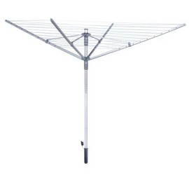 Designers Image 192' Silver Aluminum Inverted Umbrella Clothesline Laundry Hanger Outdoor Dryer
