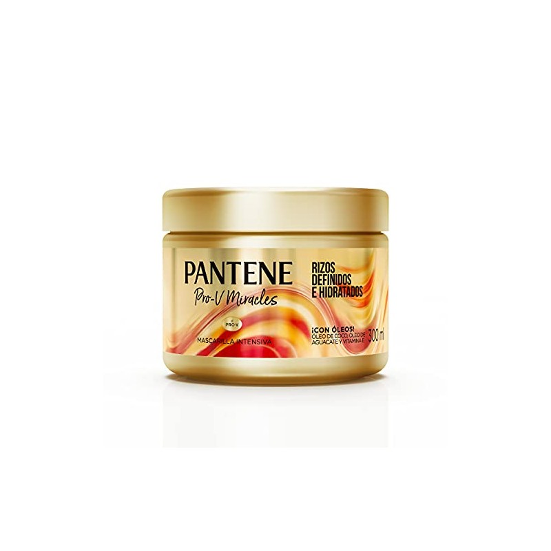 Pantene Mascarilla Intensiva para cabello rizado Pro-V Miracles Rizos Definidos