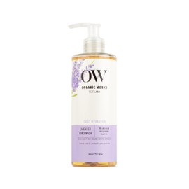 Organic Works 99% Natural Lavender Hand Wash | 300m/10oz | Clinically tested and suitable for eczema prone skin | 100% Vegan | 100% Cruelty Free | Enriched with Lavender Essential Oil