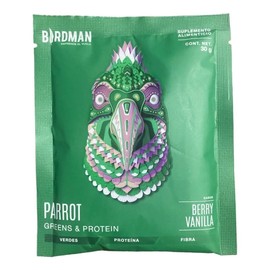 Birdman Parrot Greens  Protein Sobre Con 30g Dif Sabores Sabor Berry Vainilla