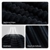 ecolook Black Bath Towel Set of 2, 31 x 63
