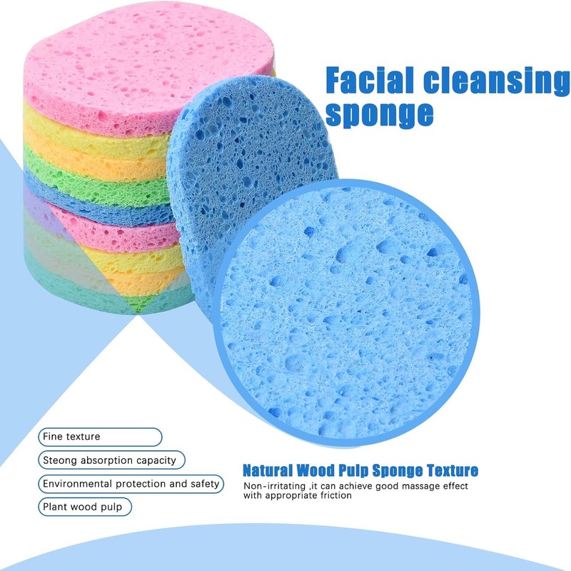 Pack of 10 Sponges Face, Face Sponges Cosmetics, Face Sponge