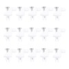 15 Pack White Shelf Support Pins - Replacement for IKEA