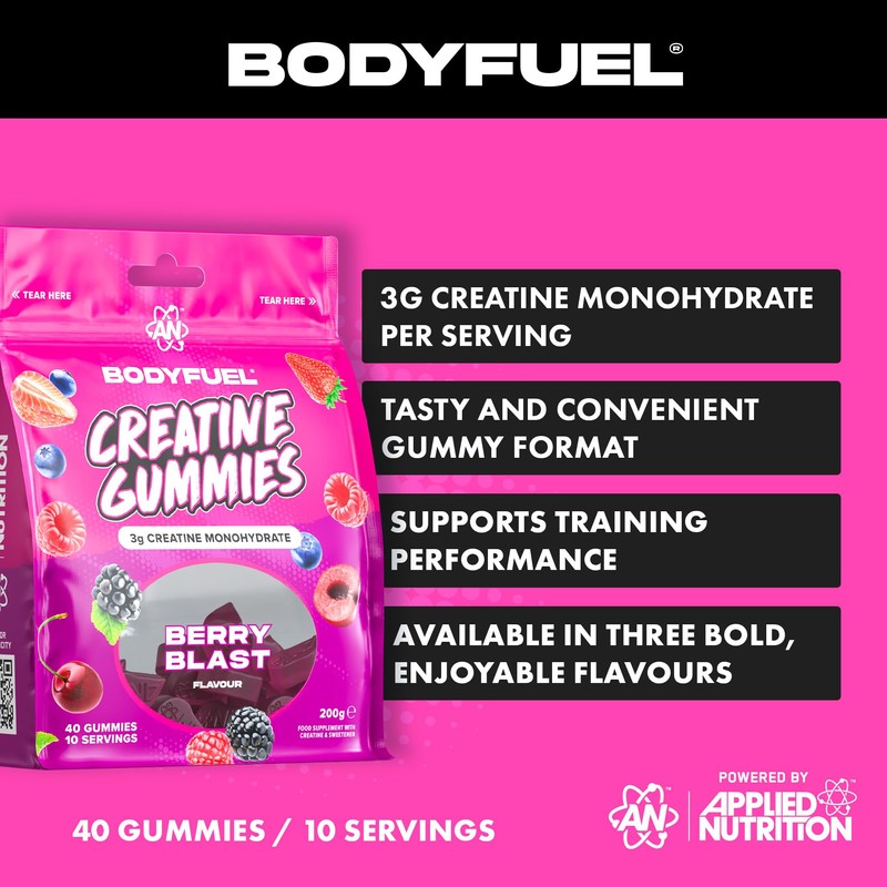 Applied Nutrition BodyFuel Creatine Gummies - 3g Creatine Monohydrate per