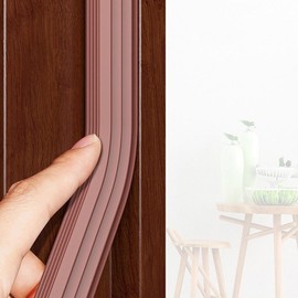 Multi-Purpose Window & Door Gap Seal Strip for Noise, Draft, and Soundproofing HE Draft Blocker 6mm Black 15ea