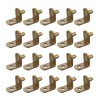 sourcing map Shelf Support Peg,5mm/2" L-Shaped Support, Furniture Cabinet Closet